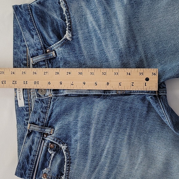 Moussy Vintage Jeans Size 27 Womens Low Rise Loose Fit Straighr Leg - Picture 7 of 9